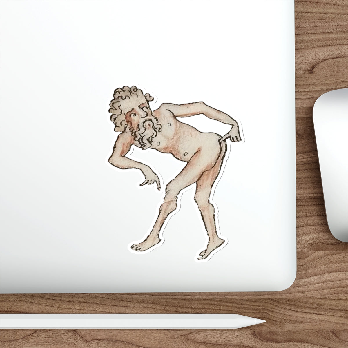 Medieval Marginalia Die-Cut Stickers