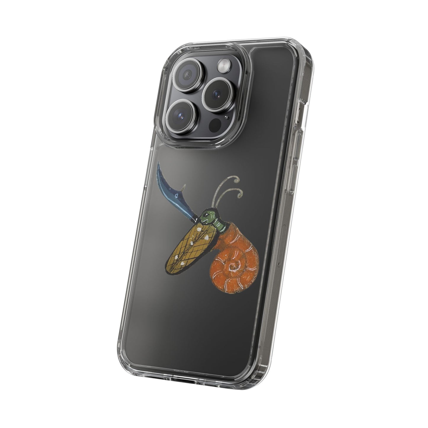 Snail of Vengeance – Medieval Armed Snail Phone Case – Illuminated Manuscript Oddity – Warrior Gastropod Gift