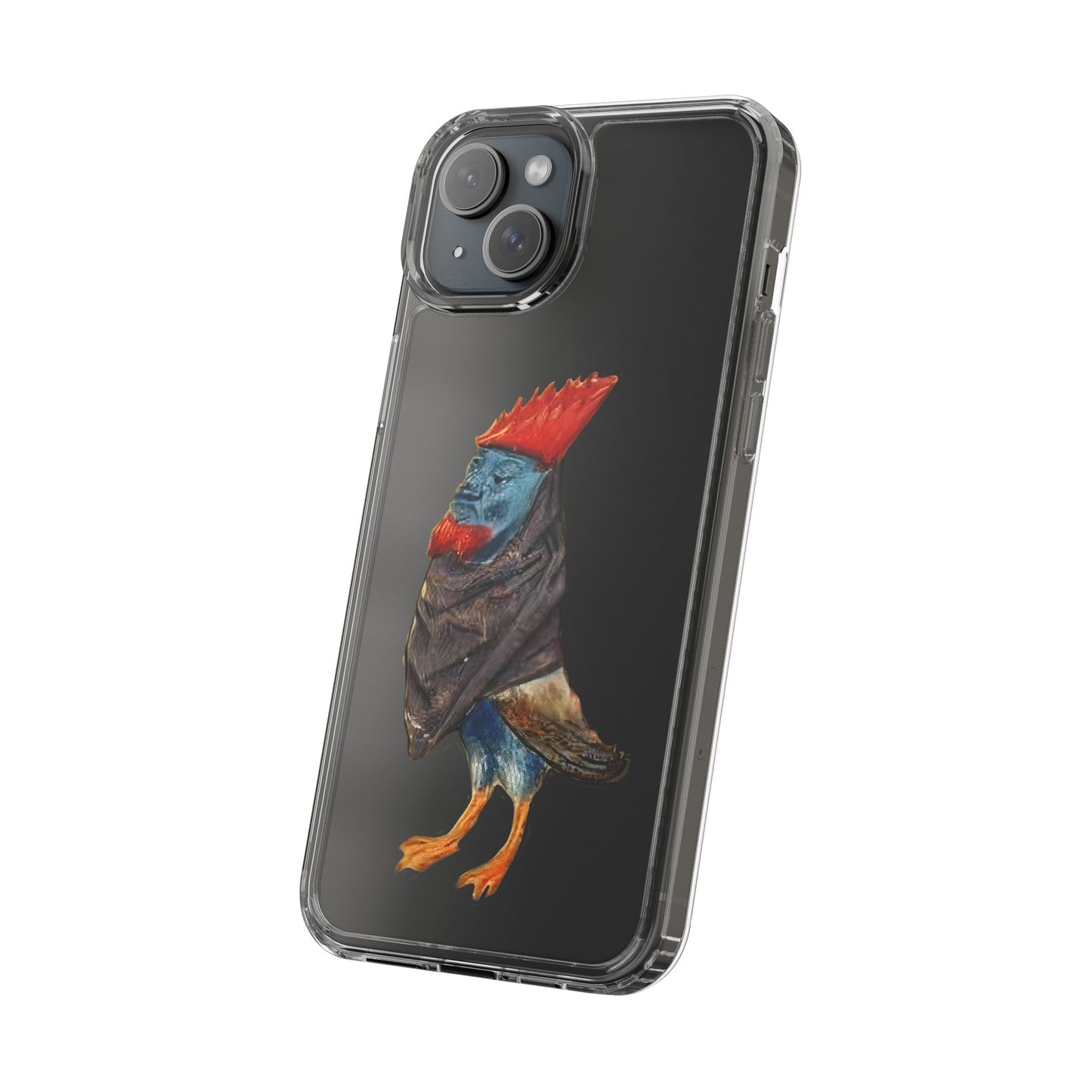 Medieval Chicken Man Phone Case - Rooster Dignity Meets Avian Absurdity