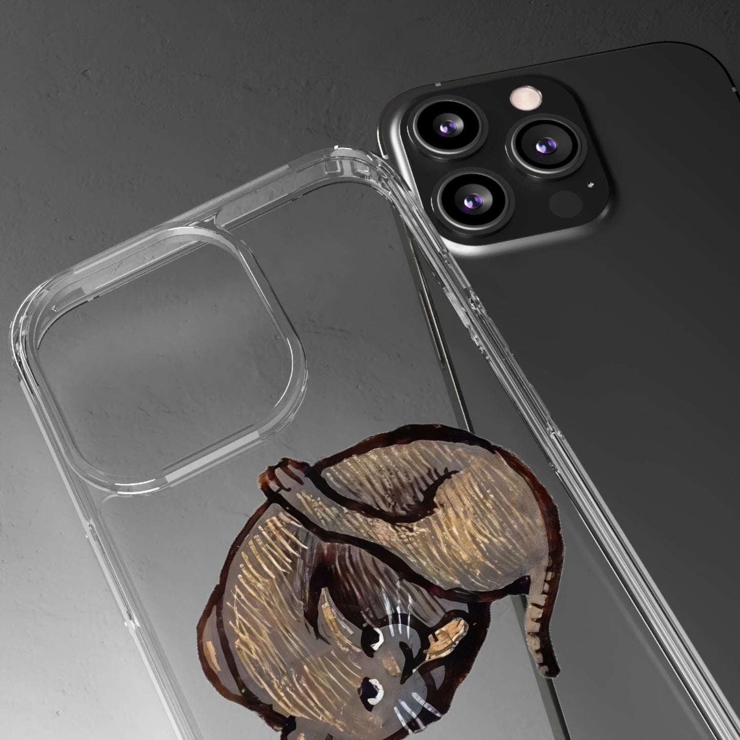 Pretzel Cat – Twisted Medieval Acrobatics Case, Perfect Gift for Cat Owners, Phone Cover, Transparent Case