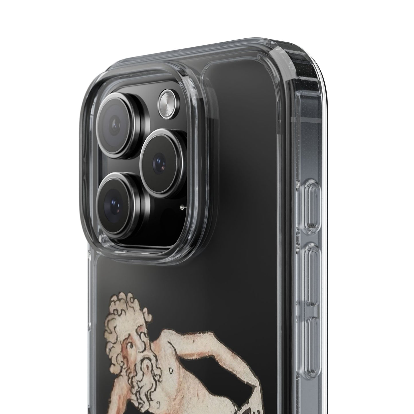 Cheeky Beardo – Medieval Art Phone Case – Weird Historical Nude Design – Funny Manuscript Illustration – Quirky iPhone Cover for Bold Souls