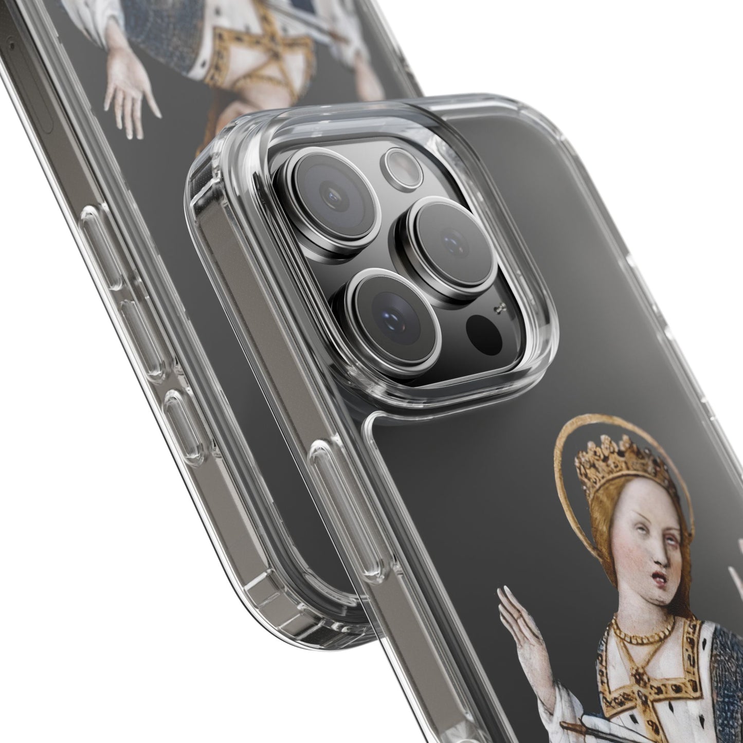 Over It, Your Majesty – Medieval Queen Phone Case – Illuminated Manuscript Snark Gift
