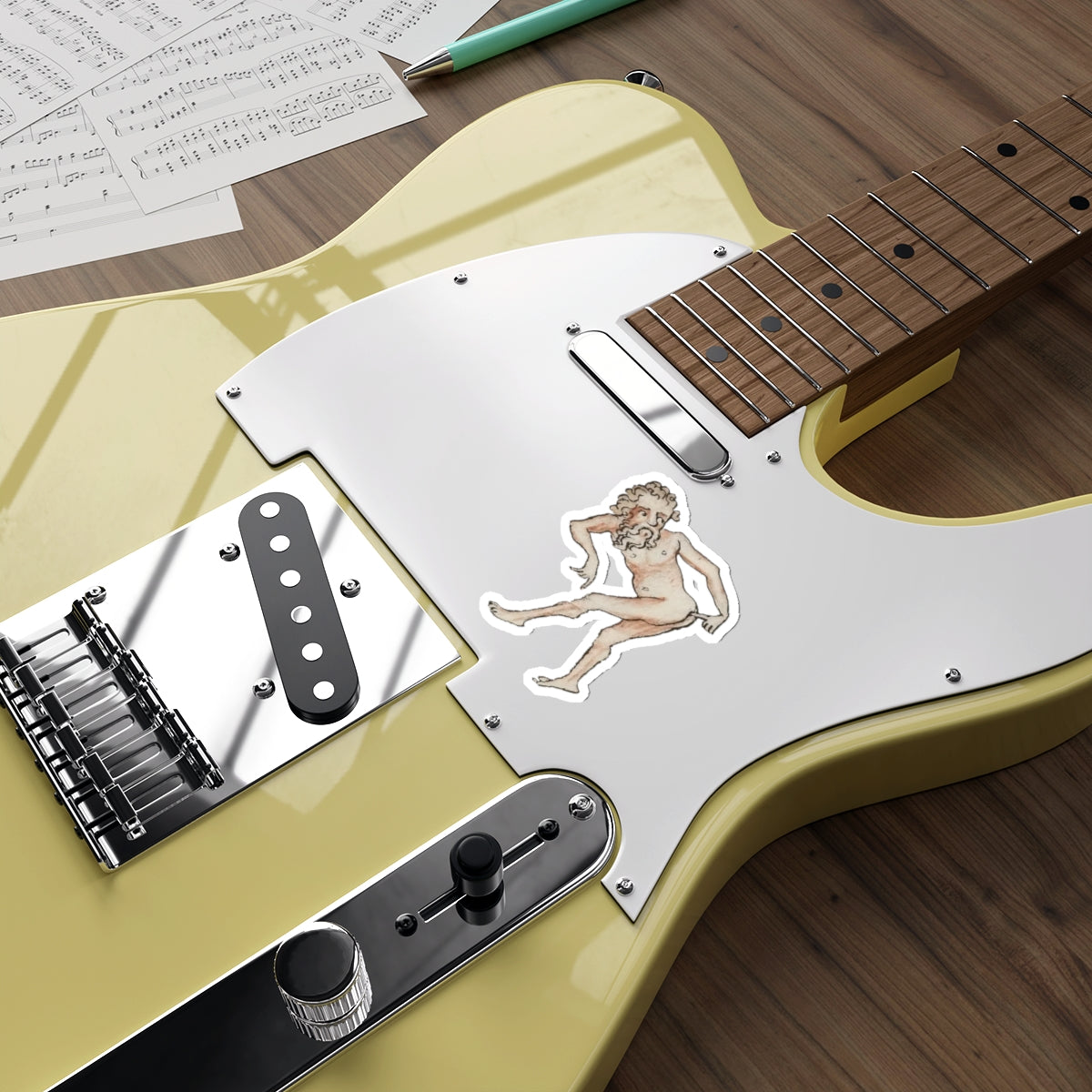 Medieval Marginalia Die-Cut Stickers