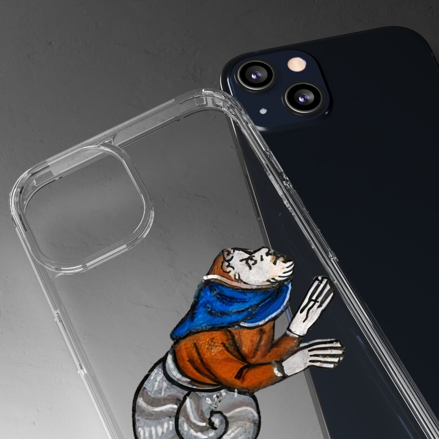 “Medieval Snail Monk Beast” – Curious Hybrid Phone Case – Cloaked Critter with Holy Vibes