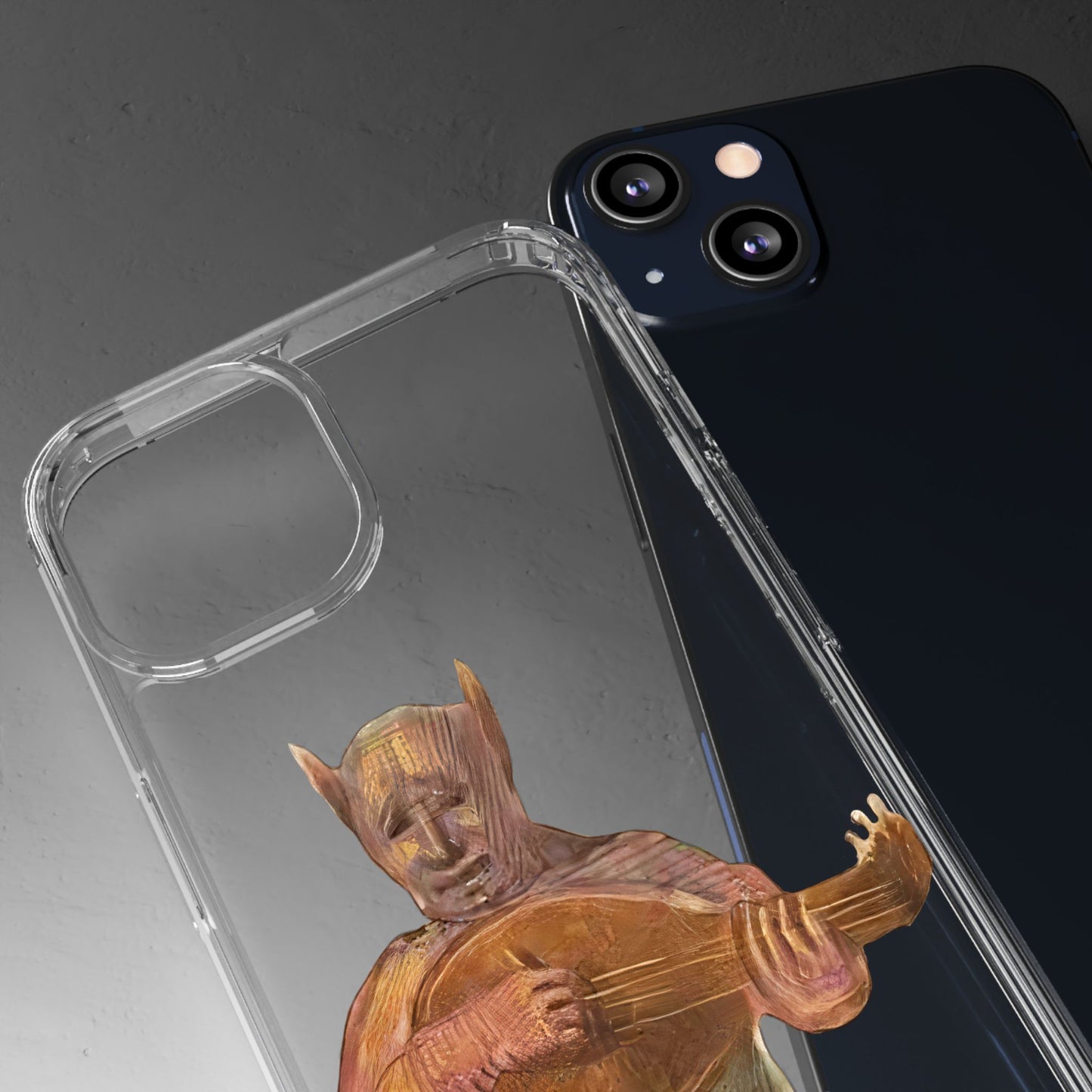 Medieval Demon Playing Lute Phone Case – Funny Gothic Art Phone Cover