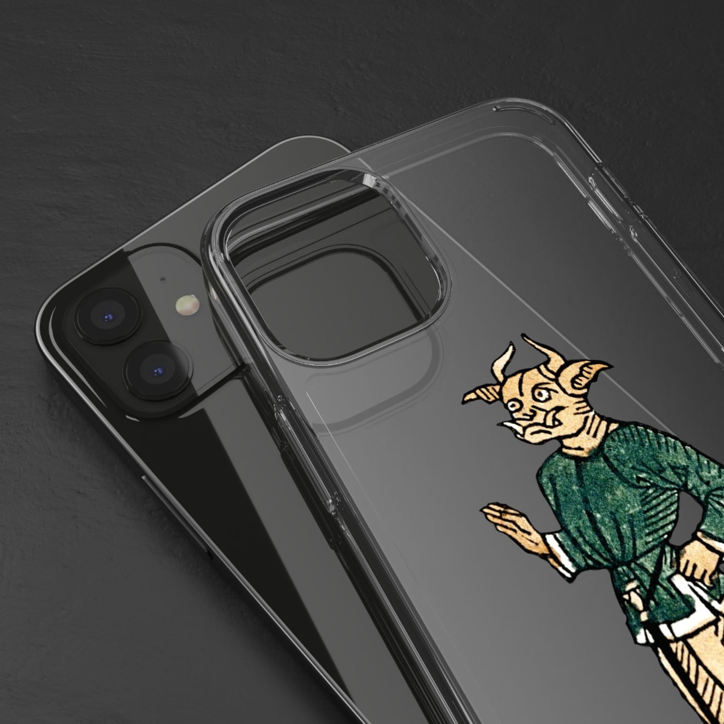 Strut Your Stuff – Medieval Demon Phone Case – Quirky Goblin Creature Art – Vintage Mythical Illustration – Funny Fantasy Gift for Weird Souls