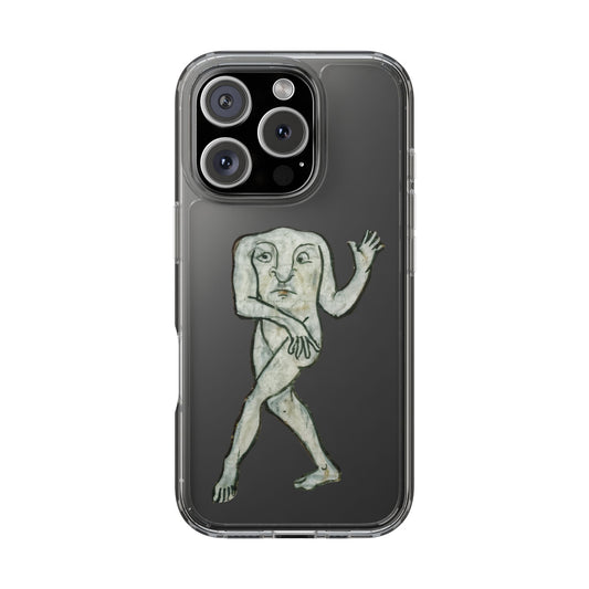Medieval Dancing Man Phone Case – Weird Gothic Marginalia iPhone Case – Quirky Vintage Manuscript Art Cover – Funny Historical Aesthetic
