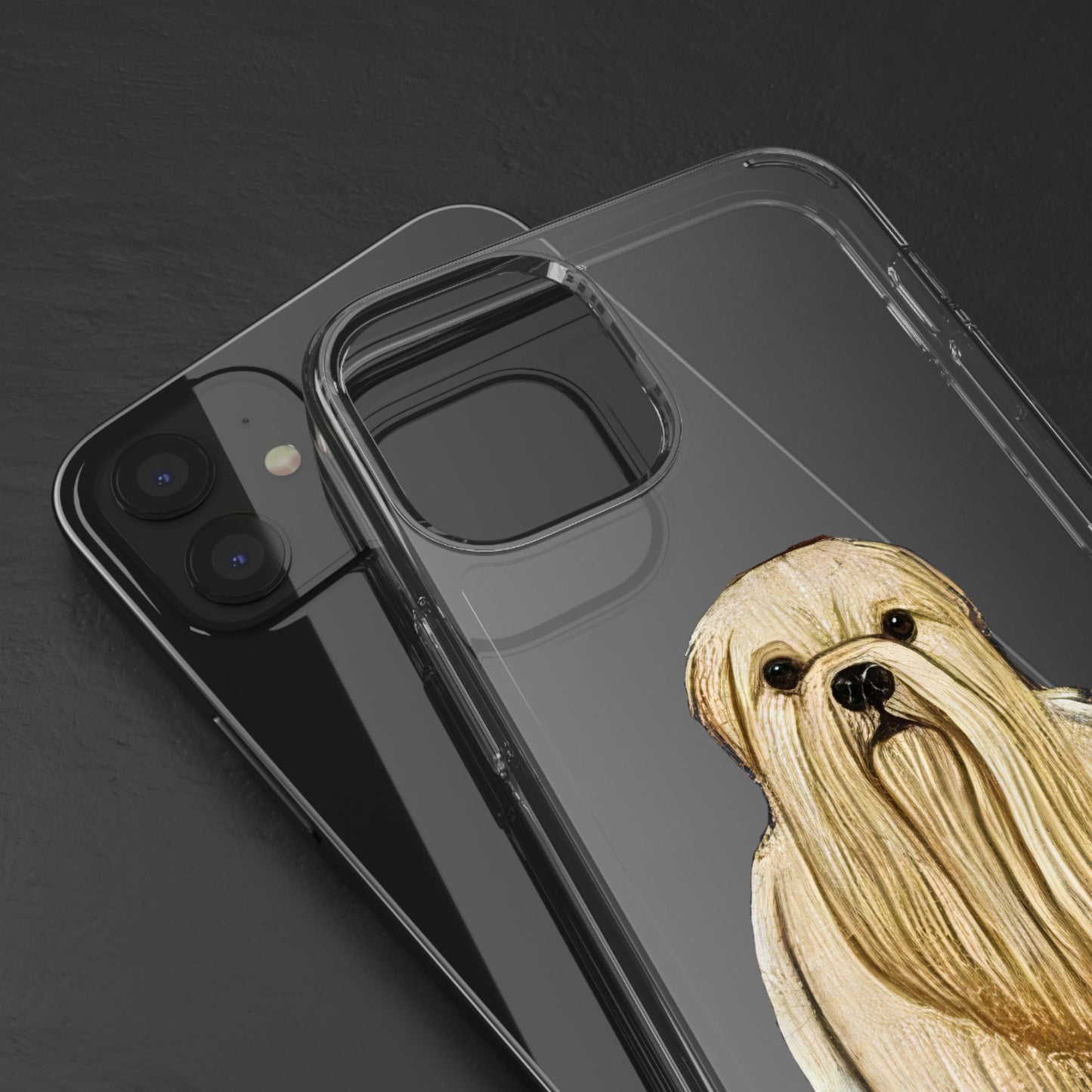 Medieval Dog on a Throne Phone Case – Gothic Manuscript Art iPhone Cover