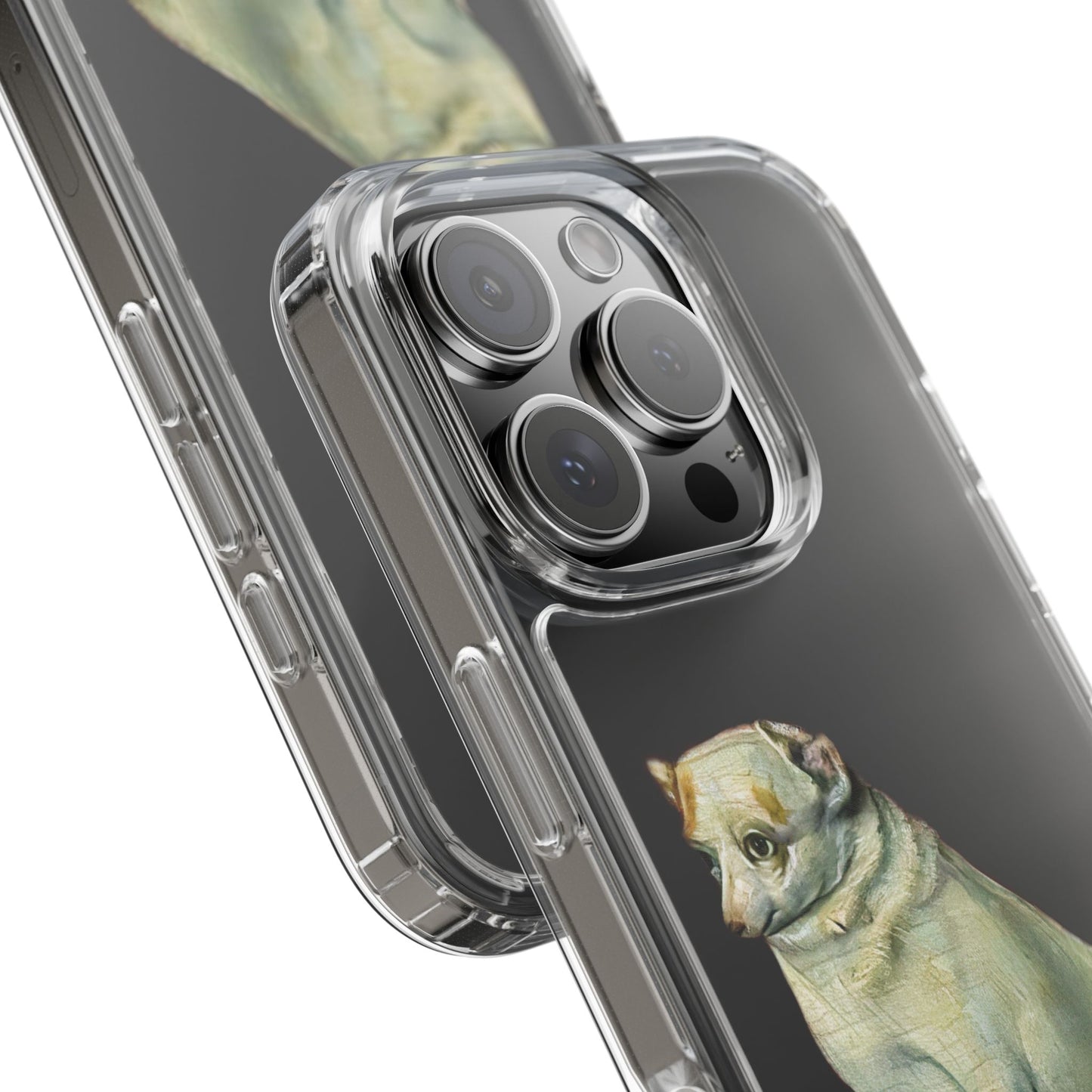 Phone Case Medieval Chonk Dog Clear Protective Flexible Sides iPhone Models