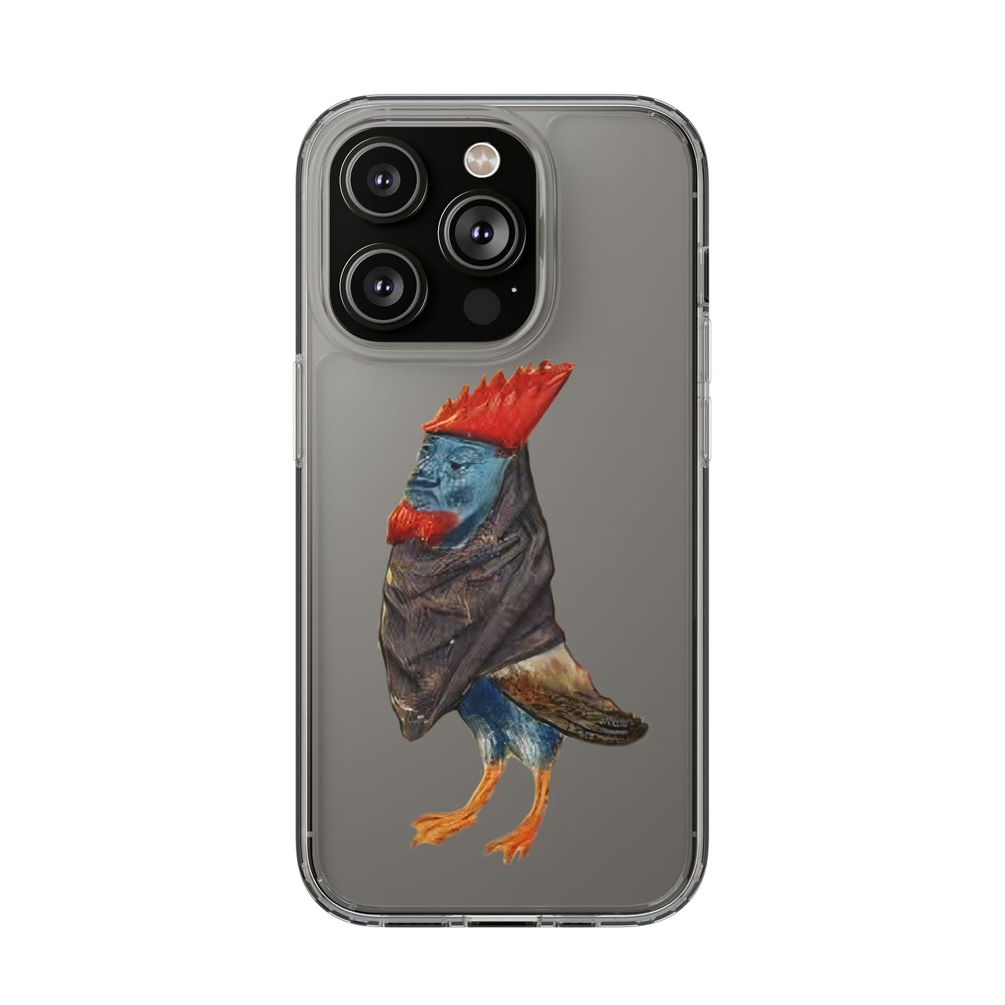 Medieval Chicken Man Phone Case - Rooster Dignity Meets Avian Absurdity