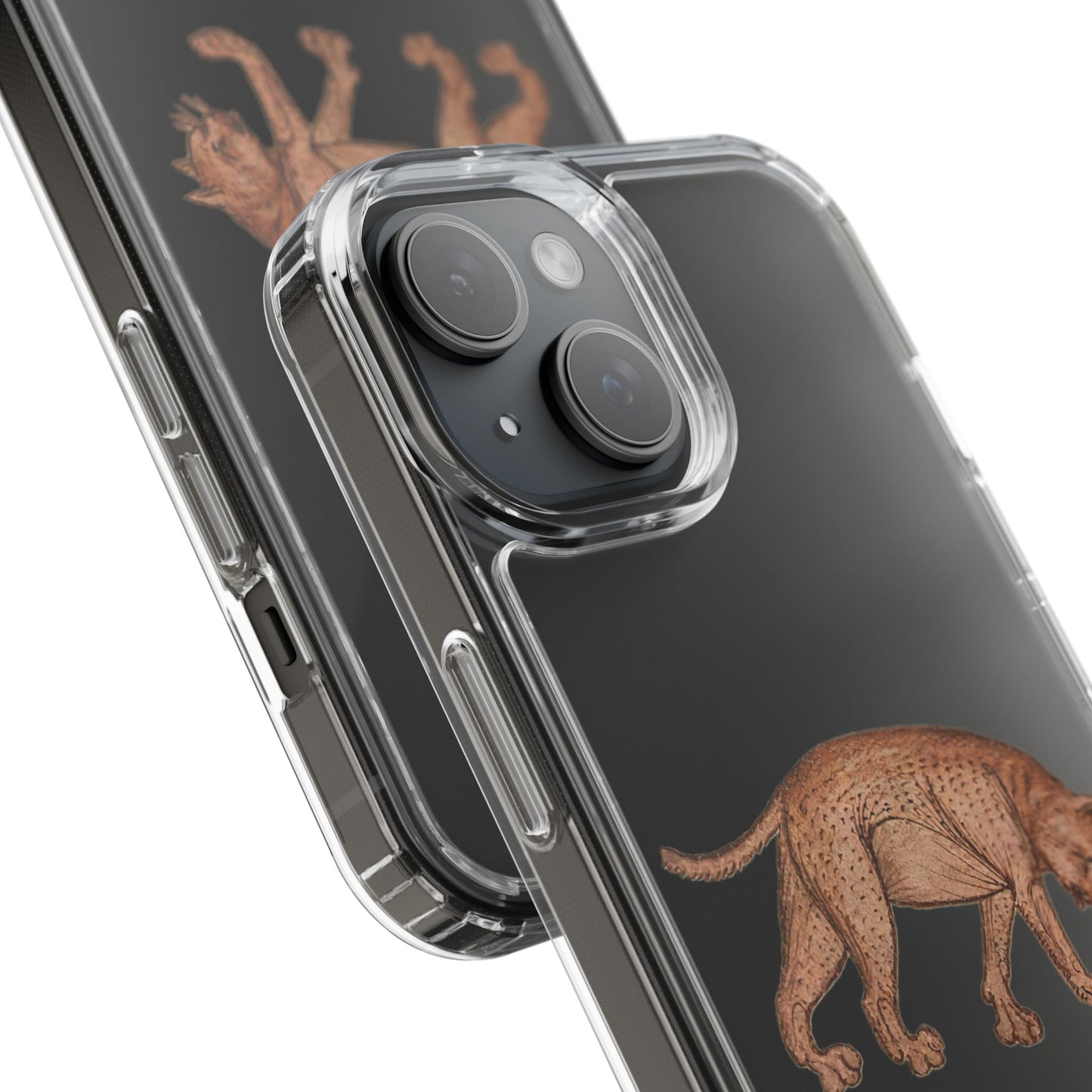 Stalking Mode – Medieval Cat and Mouse Phone Case – Illuminated Manuscript Predator Drama