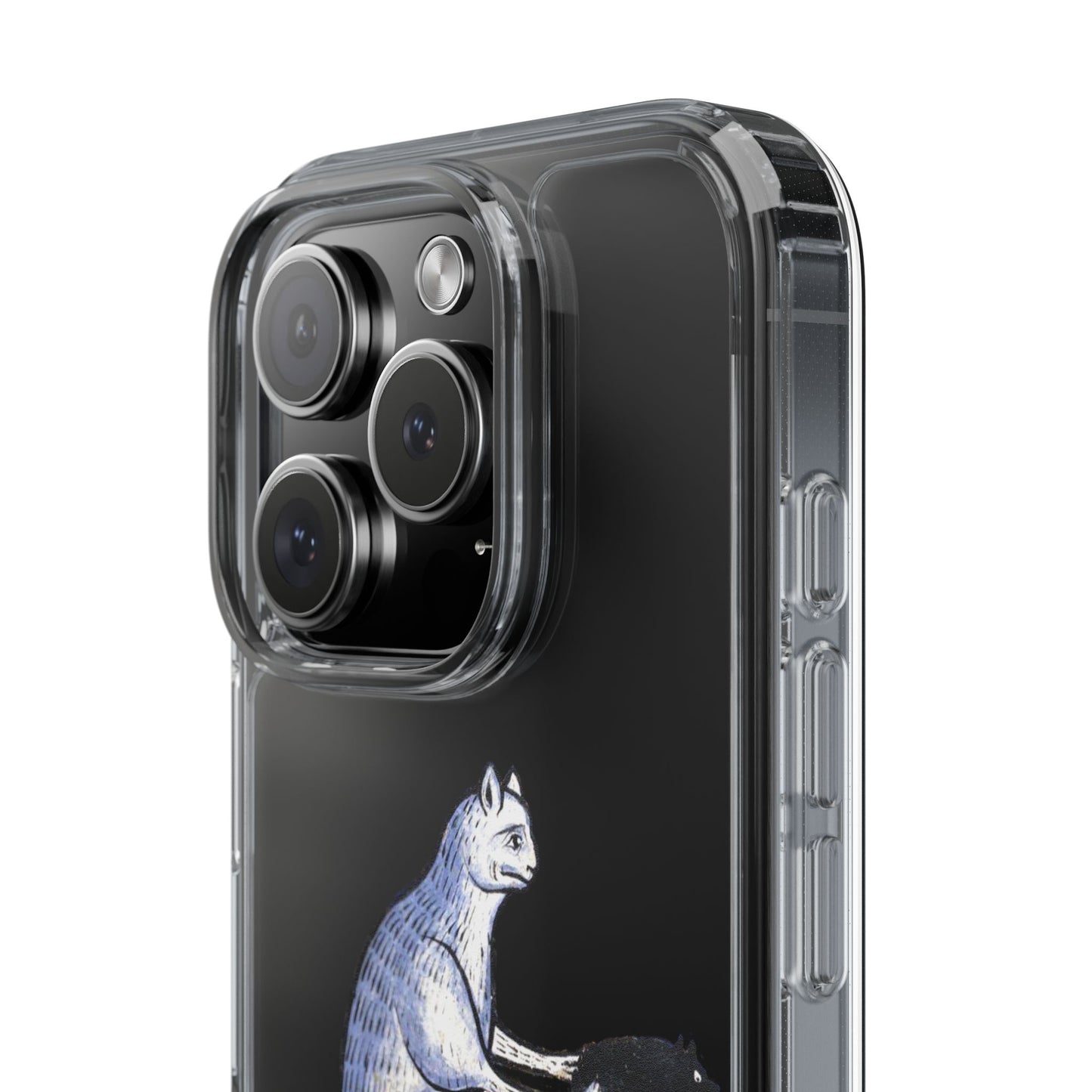 Rat Arrest – Medieval Cat Phone Case – Funny Manuscript Animal Art – Quirky iPhone Cover – Vintage Illustration Gift for Cat Lovers & Weird Art Fans