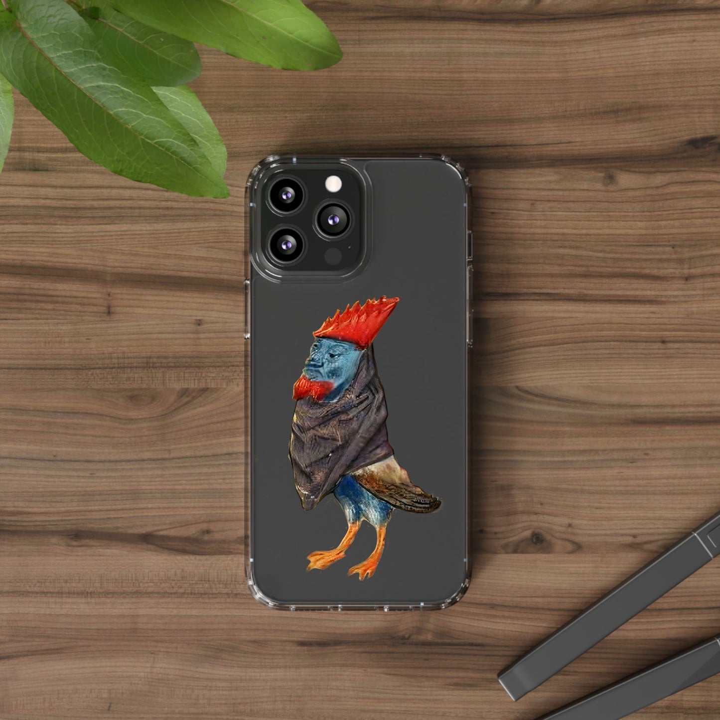 Medieval Chicken Man Phone Case - Rooster Dignity Meets Avian Absurdity