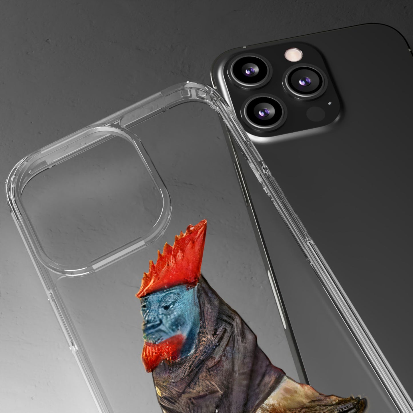 Medieval Chicken Man Phone Case - Rooster Dignity Meets Avian Absurdity