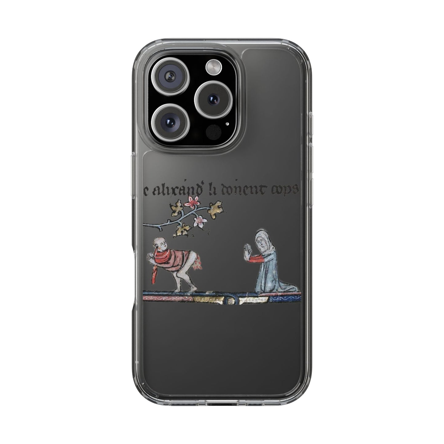 Holy Nope – Medieval Marginalia Phone Case – Flatulence & Piety – Illuminated Manuscript Weirdness